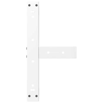 Couchtischbeine T-Form 2 Stk. Weiß 50x25x(30-31) cm Stahl