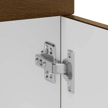 Küchenunterschrank Kalmar Braun Eichen-Optik Holzwerkstoff