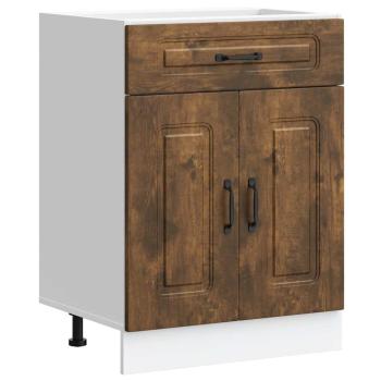 Küchenunterschrank Kalmar Räuchereiche Holzwerkstoff
