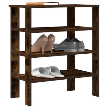ARDEBO.de - Schuhregal Räuchereiche 61x32x70 cm Holzwerkstoff