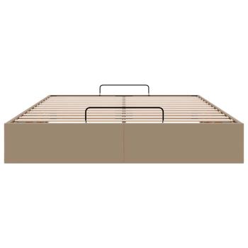 Ottoman-Bett ohne Matratze Cappucino 140x200cm Kunstleder