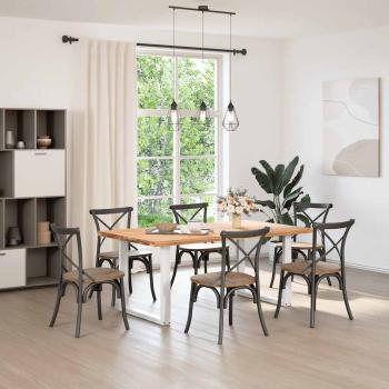 Couchtischbeine U-Form 2 Stk. Weiß 90x(72-73) cm Stahl