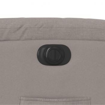 Relaxsessel mit Aufstehhilfe Elektrisch Taupe Stoff