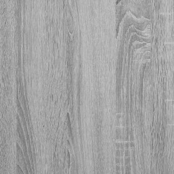 TV-Schrank Grau Sonoma 80x34,5x40 cm Holzwerkstoff und Metall