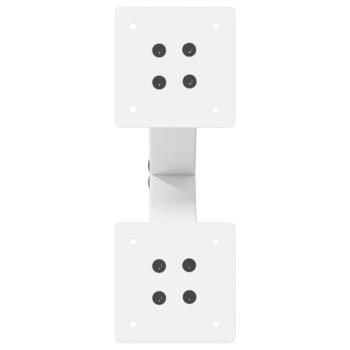 Couchtischbeine X-Form 2 Stk. Weiß 38x(42-43) cm Stahl