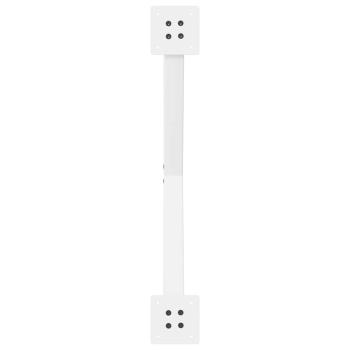 Couchtischbeine X-Form 2 Stk. Weiß 70x(30-31) cm Stahl