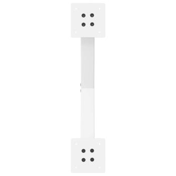 Esstischbeine X-Form 2 Stk. Weiß 50x(72-73) cm Stahl