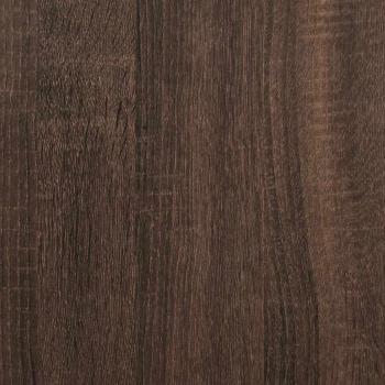 Bücherregal Braun Eichen-Optik 40x35x76 cm Holzwerkstoff