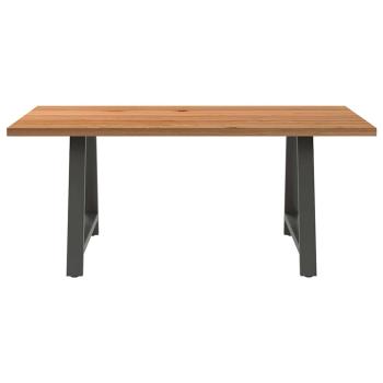 Esstisch Hellbraun 180x100x74 cm Massivholz Eiche Rechteckig