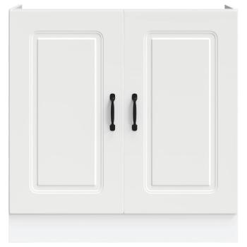 Spülenunterschrank Kalmar Weiß 80x46x81,5 cm Holzwerkstoff