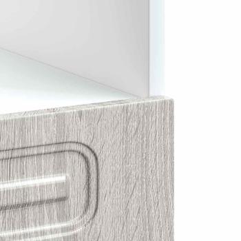 Herdumbauschrank Kalmar Grau Sonoma Holzwerkstoff