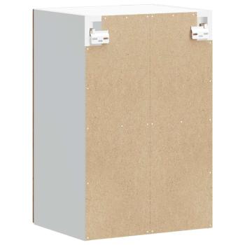 Küchen-Hängeschrank mit Glastür Altholz-Optik Holzwerkstoff