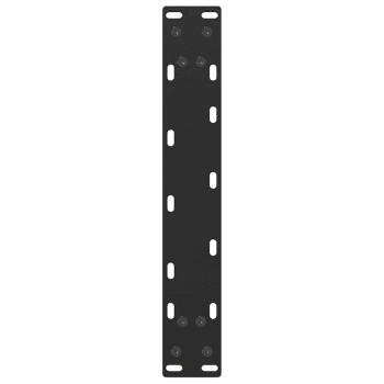 Couchtischbeine U-Form 2 Stk. Schwarz 38x(42-43) cm Stahl