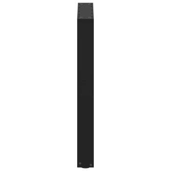 Couchtischbeine U-Form 3 Stk. Schwarz 70x(72-73) cm Stahl
