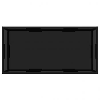 Couchtisch Schwarz 100x50x35 cm Hartglas