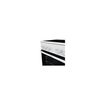 Gorenje GEC5A21WG Elektro-Standherd, 50cm breit, 74 L, Glaskeramikkochfeld, PerfectGrill, Restwärmeanzeige, weiß