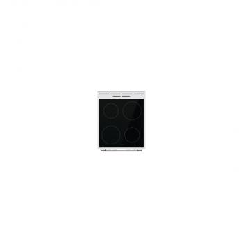 Gorenje GEC5A21WG Elektro-Standherd, 50cm breit, 74 L, Glaskeramikkochfeld, PerfectGrill, Restwärmeanzeige, weiß