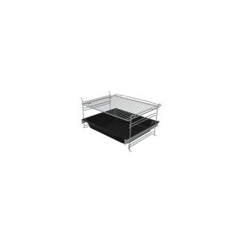Gorenje GEC5A21WG Elektro-Standherd, 50cm breit, 74 L, Glaskeramikkochfeld, PerfectGrill, Restwärmeanzeige, weiß