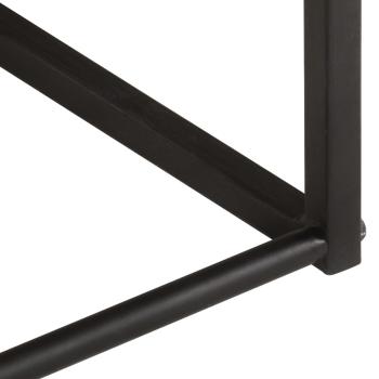 ARDEBO.de - Garderobe mit Naturkante 100x34x38 cm Massivholz Akazie