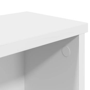Küchenregal Stapelbar Weiß 60x15x16 cm Holzwerkstoff