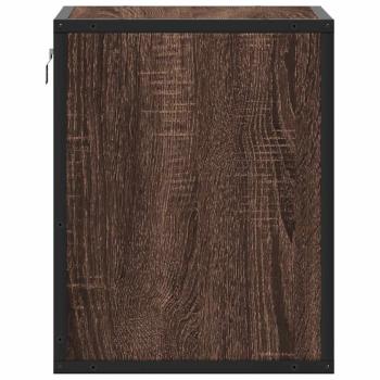 Wand-Nachttisch Braun Eichen-Optik 40x31x39,5 cm