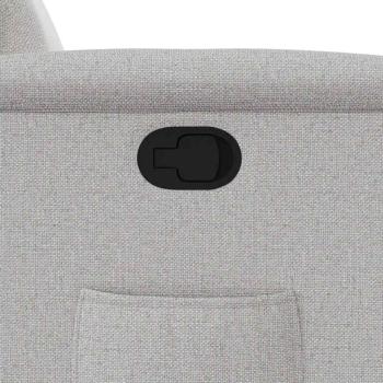 Relaxsessel Wolkengrau Stoff