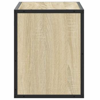 TV-Schrank Sonoma-Eiche 60x31x39,5 cm Holzwerkstoff und Metall