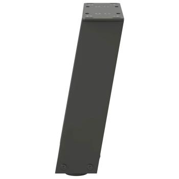 Couchtischbeine U-Form 2 Stk. Anthrazit 30x(30-31) cm Stahl