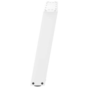 Couchtischbeine U-Form 2 Stk. Weiß 50x(42-43) cm Stahl