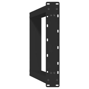 Esstischbeine U-Form 2 Stk. Schwarz 50x(72-73) cm Stahl