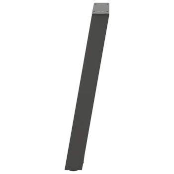 Konsolentischbeine U-Form 2 Stk. Anthrazit 28x(72-73) cm Stahl