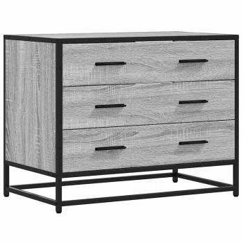 Schubladenschrank Grau Sonoma 70x41x56 cm Holzwerkstoff