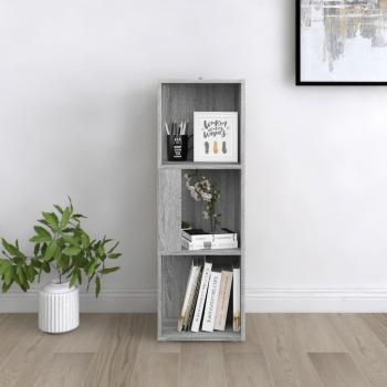 Eckregal Grau Sonoma 33x33x100 cm Holzwerkstoff