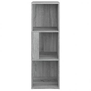 Eckregal Grau Sonoma 33x33x100 cm Holzwerkstoff