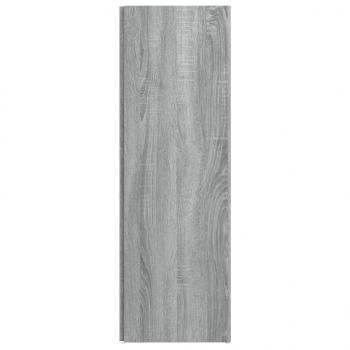Eckregal Grau Sonoma 33x33x100 cm Holzwerkstoff
