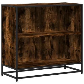 Bücherregal Räuchereiche 80,5x35x76 cm Holzwerkstoff