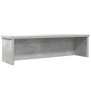 ARDEBO.de - Küchenregal Stapelbar Betongrau 60x15x16 cm Holzwerkstoff