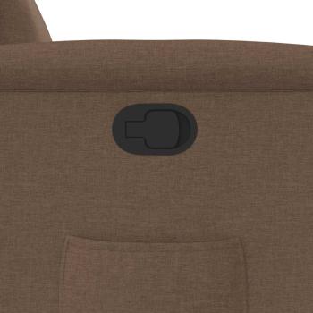 Relaxsessel Braun Stoff