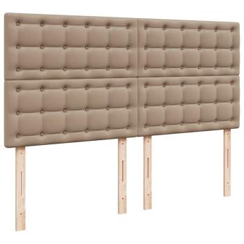 ARDEBO.de - Ottoman-Bett mit Matratze Cappuccino-Braun 180x200cm Kunstleder