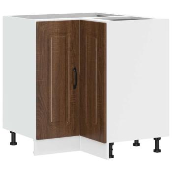 Küchen-Eckunterschrank Kalmar Braun Eichen-Optik Holzwerkstoff