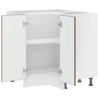 Küchen-Eckunterschrank Kalmar Braun Eichen-Optik Holzwerkstoff