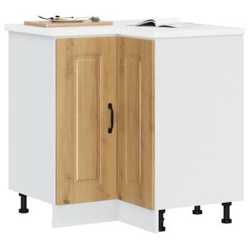 ARDEBO.de - Küchen-Eckunterschrank Kalmar Artisan-Eiche Holzwerkstoff