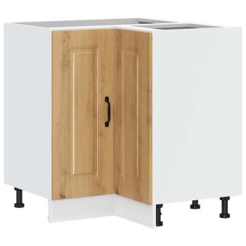 Küchen-Eckunterschrank Kalmar Artisan-Eiche Holzwerkstoff
