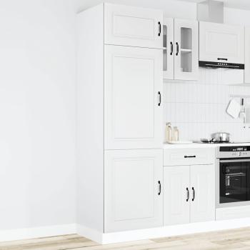 ARDEBO.de - Küchenschrank Kalmar Weiß Holzwerkstoff