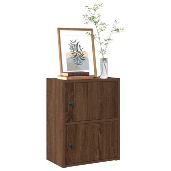 ARDEBO.de - Bücherregal Braun Eichen-Optik 40x24x52 cm Holzwerkstoff