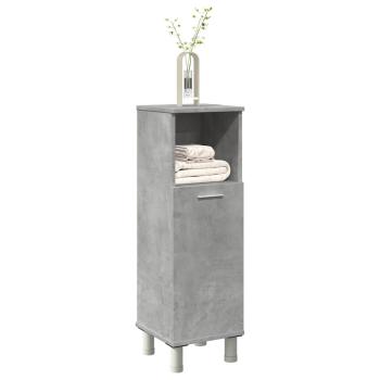 ARDEBO.de - Badezimmerschrank Betongrau 30x30x95 cm Holzwerkstoff
