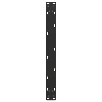 Couchtischbeine U-Form 2 Stk. Schwarz 70x(30-31) cm Stahl