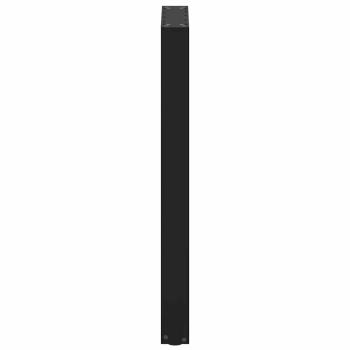 Bartischbeine U-Form 2 Stk. Schwarz 40x(90-91) cm Stahl