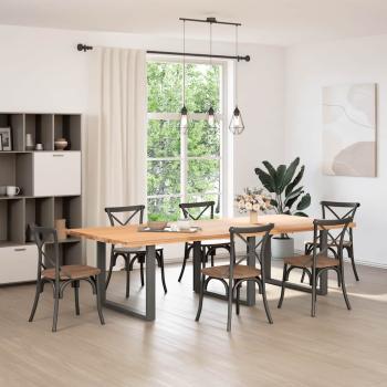 Couchtischbeine U-Form 2 Stk. Anthrazit 100x(72-73) cm Stahl