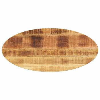 ARDEBO.de - Tischplatte 110x40x3,8 cm Oval Massivholz Mango